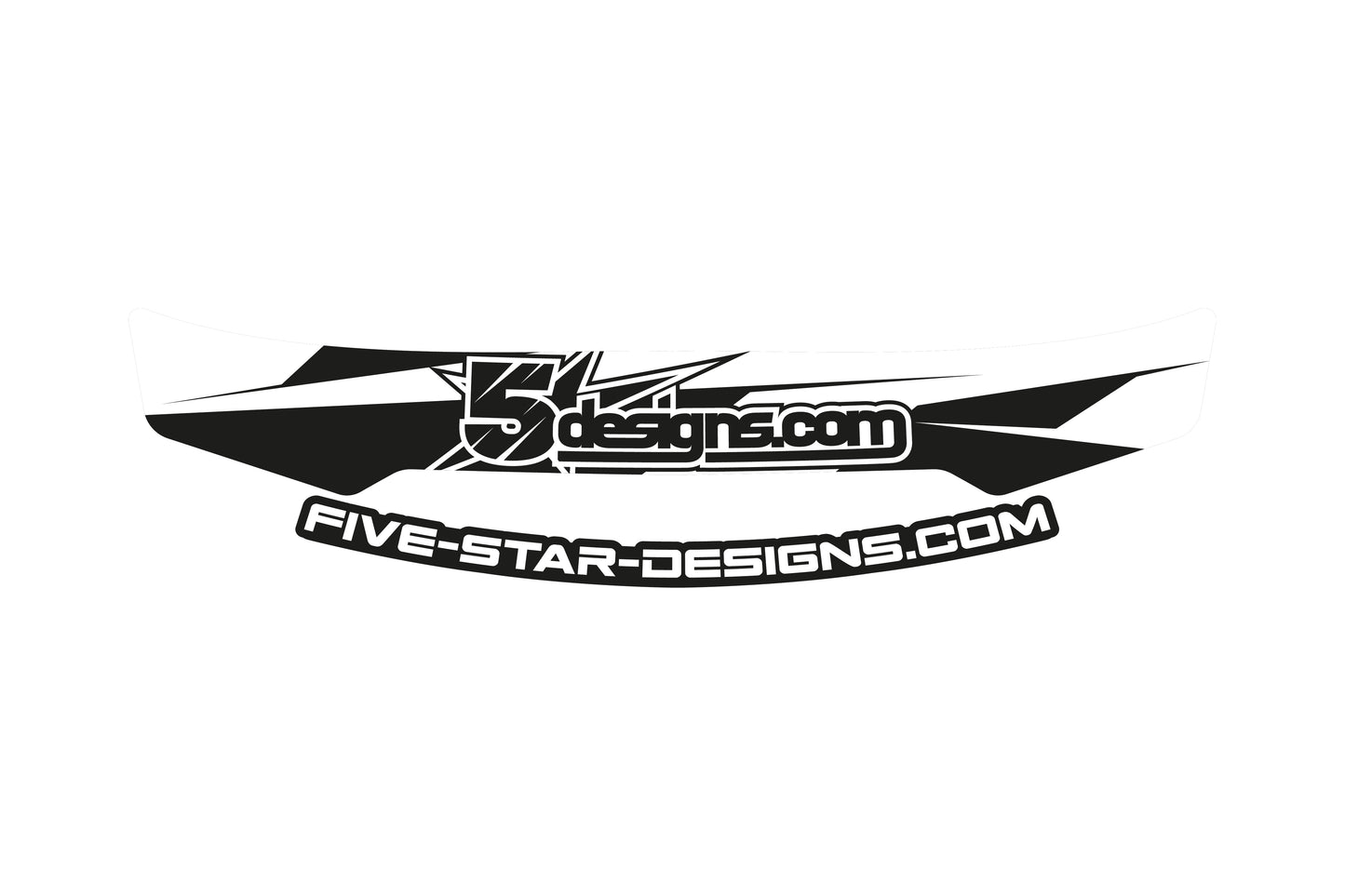 5Star Designs Visor Stripe "classic"