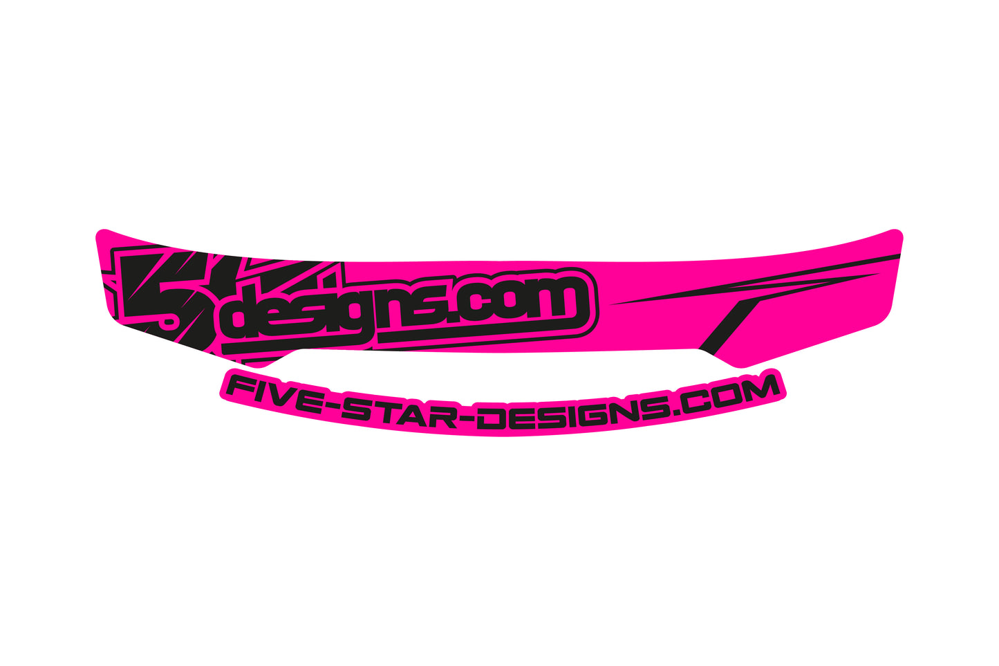 5Star Designs Visierstreifen / Visor stripe "modern"