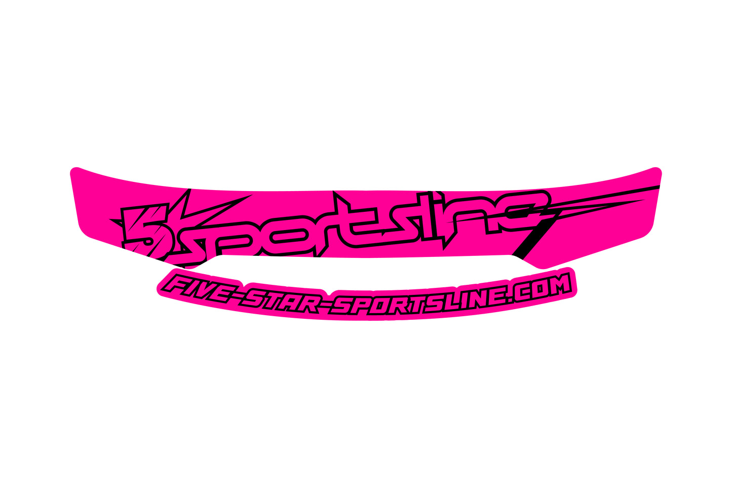 5Star Sportsline Visor stripe "modern"